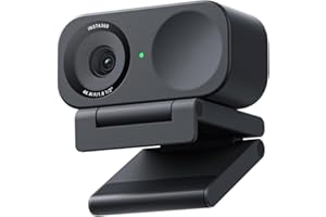 Insta360 Link 2C Graphite Black - 4K Webcam for PC/Mac, 1/2" Sensor, Auto Framing, HDR, AI Noise-Canceling Mic, Gesture Contr