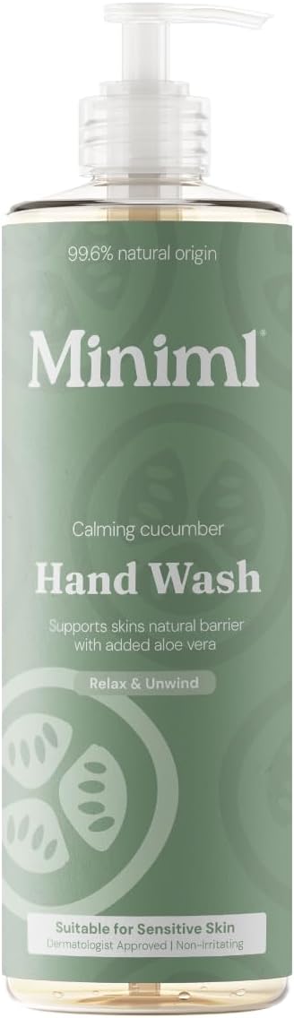 Miniml Natural Hand Wash Calming Cucumber 400 ml – Vegan & Cruelty Free