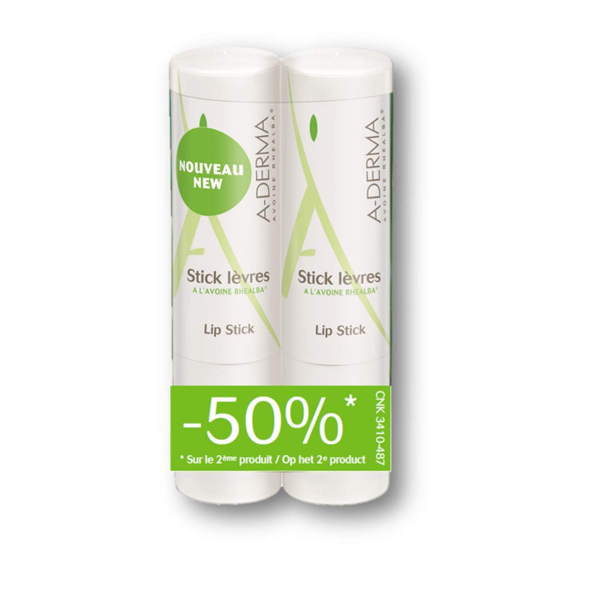 A-DERMA Lip Stick 2 x 4g