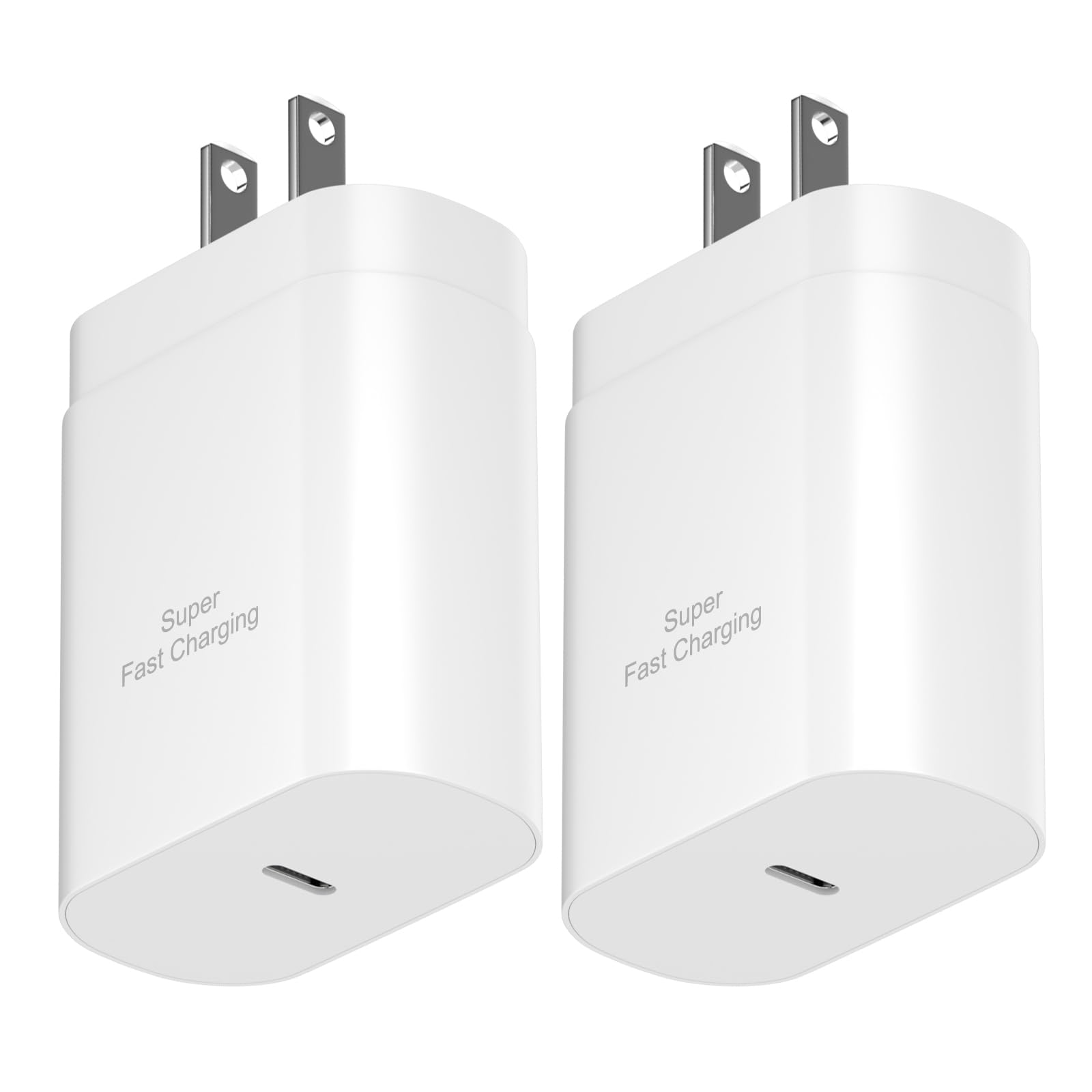 Samsung USB-C Super Fast Charging Power Adapter-25W PD Charger Block for Samsung Galaxy S26/S26 Ultra/S26+/S25 Ultra/S25/S25+/S24+/S24 Ultra/S24/S24+/S23 Ultra/S22 Ultra/S21 Ultra(2 Pack)