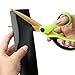 Silicone Stove Counter Gap Covers - Black (2 Pack)