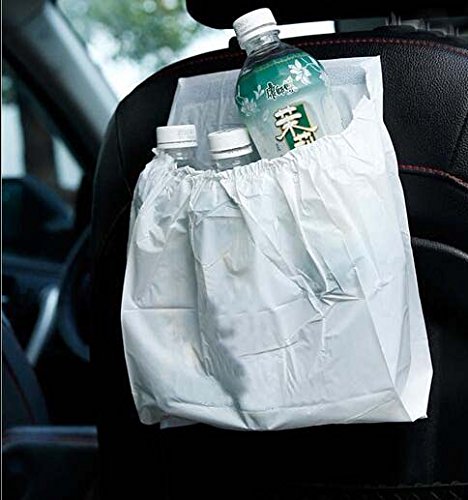 Mayco Bell 30Pcs Car Garbage Bag Disposable Auto Trash Bag for Litter Large Capacity Leak-Proof Portable Convenient