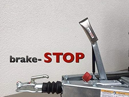 brake-STOP “patentierte Weltneuheit”, Edelstahl, Kastenschloss für gebremste Anhänger und Wohnwagen