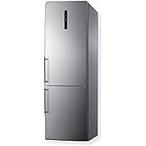 Summit Appliance FFBF181ES2 24" Wide Bottom Freezer Refrigerator, Stainless Steel Door, ENERGY STAR Certified, Digital thermostats, Made in Europe on Fridge.com