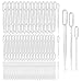 Teenitor 3ml, 1ml, 0.5ml Pipettes, Top Quality Disposable Plastic Pipettes Transfer Pipettes Eye Dropper, Essential Oils Pipettes Dropper Makeup Tool, 300pcs