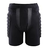 BeneU Unisexs Outdoor Sports Snowboard Skating Skiing Padded Short Protective Hip Butt Pad Protection Drop Resistance Roller Compression Shorts Pants