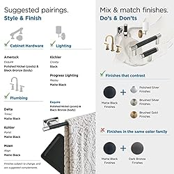 Amerock BH36563PNBBR | Polished Nickel/Black Bronze
