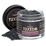 All Natural Charcoal Teeth Whitening, 'Tuxedo' Tooth and Gum Powder By Rocky Mountain Essentials. Coconut Activated Charcoal and Bentonite Clay Formula. Use for 30 Days.