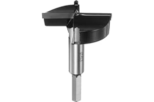 HARFINGTON Forstner Drill Bit 63mm (2-1/2") Tungsten Carbide Wood Forstner Bit Opener Cutter for Hinge Hole Drilling Woodwork