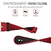 Garmin Forerunner 235 Watch Band, MoKo Soft Silicone Replacement Watch Band for Garmin Forerunner 235 / 220 / 230 / 620 / 630 / 735 Smart Watch - Red & Black