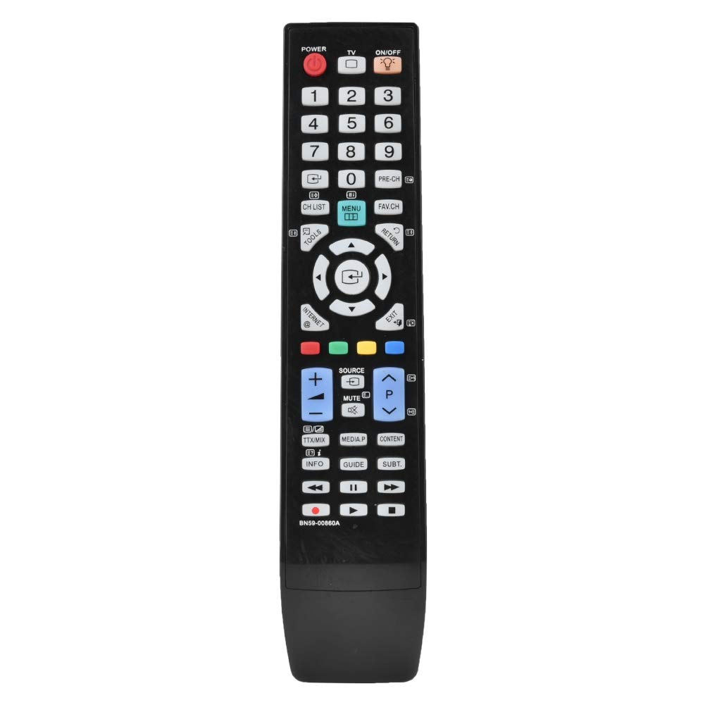 Universal TV Remote Control with Big Buttons for Easy Operation Long Range Transmission Comfortable Ergonomic Grip Design for Family Use Durable ABS Material