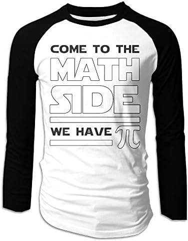 Men's T-Shirt,Long Sleeve Come To The Math Side We Have PI Tee For Man