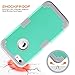 iPhone SE Case, iPhone 5S Case, iPhone 5 Case, BENTOBEN 3 in 1 Heavy Duty Rugged Hybrid Hard PC Soft Silicone Bumper Shockproof Anti-Scratch Case Cover for iPhone 5 5S SE, M409-Mint Green+Grey