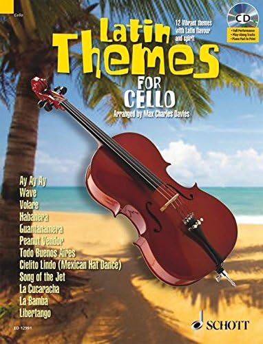Latin Themes for Cello: 12 Vibrant Themes with Latin Flavour and Spirit (Schott Master Play-Along) Paperback โ 10 Mar. 2008
