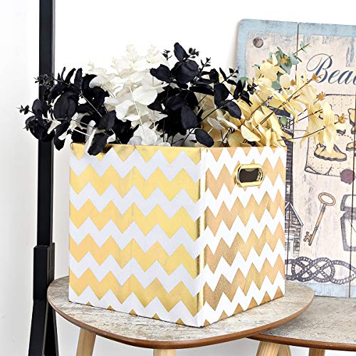 BAIST Cube Storage Bins 11x11'' Large Foldable Storage Cubes Decorative