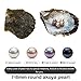 Nameo 5 Pcs Akoya Oysters with Round Cultured Pearls Inside (7-8mm)
