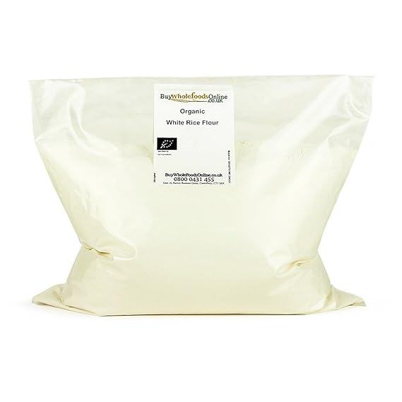 Organic White Rice Flour 16kg Bulk Amazon.co.uk Grocery