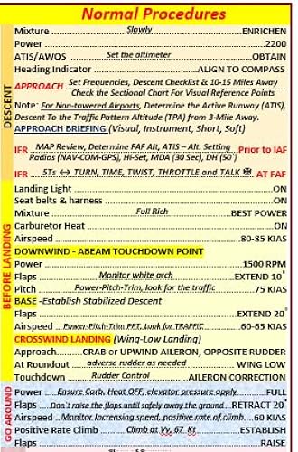 CESSNA 150 QUICK Reference Checklist - Laminated EUR 12,67 - DE