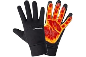 Winter Touchscreen Gloves for Men Women, Anti-Slip Windproof Waterproof Thermal Gloves for Cold Weather