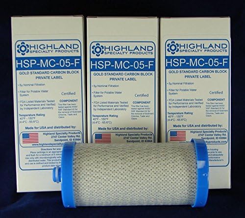 Frigidaire WFCB WF1CB RG100 RC200 9910 46-9910 Replacement Refrigerator Water Filter by My Choice Water, 3 Pack