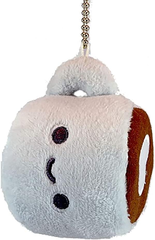 100 Soft Coffee Plush Charm Keychain Toys & Games
