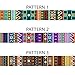 CollarDirect Martingale Collars for Dogs Heavy Duty Tribal Pattern Adjustable Soft Safety Training Nylon Wide Pet Collar Medium Large (Pattern 2, L, Neck Size 15