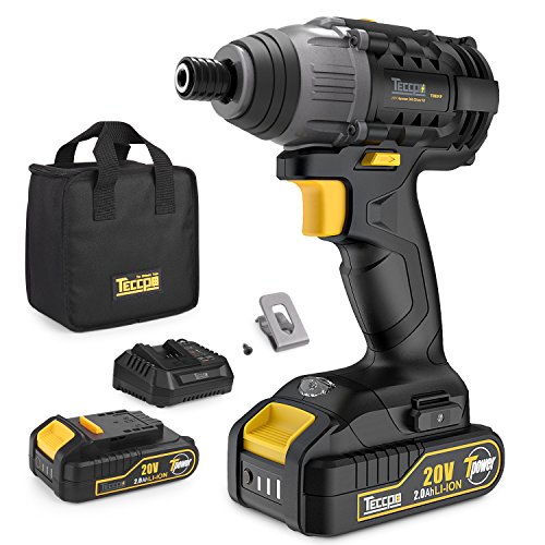 Buy Impact Driver, 20Volt, 2pcs 2.0Ah Lithium Ion Batteries, 1/4" Hex