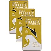 Portuguese Skipjack Tuna Fillets Canned in Olive Oil | Wild Caught, B Vitamins, Omega-3 | Tinned Fish by Ati Manel | 3 x 120g Can