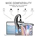 HonShoop Bluetooth Headset Handsfree Wireless Bluetooth Earpiece V5.0 in Ear with Stereo Mic for Compatible iPhone Android Cell Phones Business/Workout/Driving
