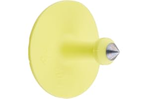ALLFLEX USA GSMY 115378 Ear Tag, Button Male, Yellow, Small