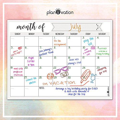 5 Magnetic+Refrigerator+Calendar+planOvation+Whiteboard