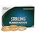 Alliance Rubber 24545 Sterling Rubber Bands Size #54, 1 lb Box (Assorted sizes, Natural Crepe)