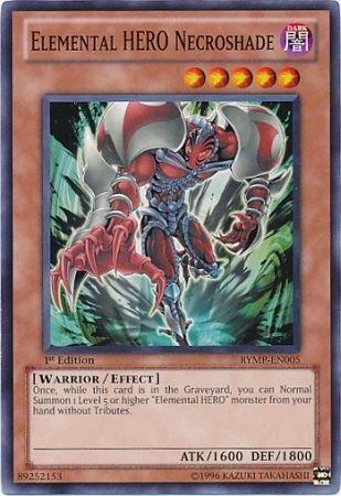 Yu-Gi-Oh! - Elemental HERO Necroshade (RYMP-EN005) - Ra Yellow Mega-Pack - 1st Edition - Common