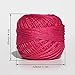 Cotton Thread Balls Yarn Dyeing 60 Balls Soft 10g Cotton Balls Rainbow Colors of Size 8 Perle/Pearl Cotton Threads for Crochet Hardanger Cross Stitch Needlepoint Hand Embroidery