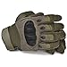 Military Hard Knuckle Tactical Gloves Motorcycle Gloves Motorbike ATV Riding Army Combat Full Finger Gloves for Men Airsoft Paintball Army Green Small