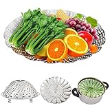 Vegetable Steamer, KinHom Stainless Steel 5.3
