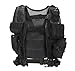 Armacorp X-1 Tactical Vest for Combat Training, Field Operations and Special Missions - Lightweight Breathable Vest, Adjustable Sizes, Unisex, 600D Nylon Assault Gear (Black)