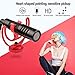 VILTROX Compact On Camera Shotgun Microphone, Lightweight YouTube Vlogging Livestream Recording Cardioid Microphone for DSLR/ZHIYUN Smooth 4/Sony a6500/a7/a6300