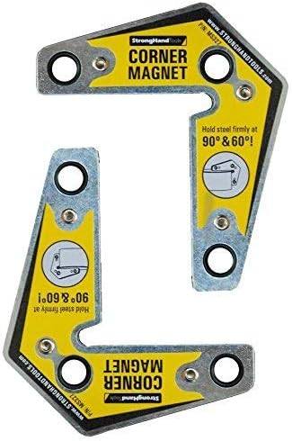 Tolyneil 60° 90° Corner Magnet Holder, Dual-Use Magnetic Welding Holders Soldering Tools 2pcs