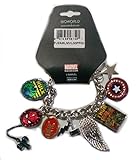 Marvel Comics Bracelet Charm Captain America Iron Man Spiderman Thor Hulk
