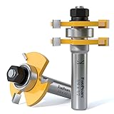 FivePears Tongue and Groove Router Bit Set with