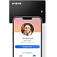Digital Business Card by Wave - Includes NFC Card, Smart Card Tap Feature, QR Code & Electronic Contact Sharing - Professional Networking Business Accessories (iPhone and Android)