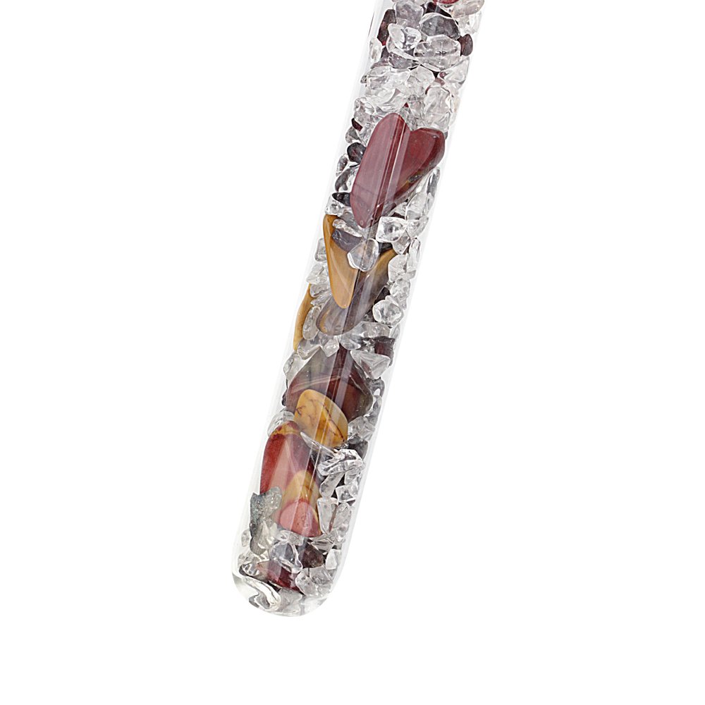 Bitto Gemstone stick – to energize drinking water, 25 cm, filled with precious gemstones: from chaos to joie de vivre