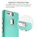 Huawei P9 Case,Easymoo 2 In 1 Dual Layer Protective Impact Resistant Shockproof Fit Thin and Slim Case for Huawei P9 -- Mint