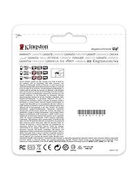 Kingston   Tarjeta digital 8 GB MicroSDHC Class 10 UHS I 45 MB s de lectura, con adaptador SD (SDC10G2 8GB), Negro