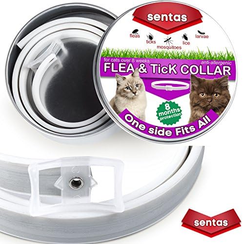 Flea and tick prevention for cats by Sentas, cat flea collar, flea tick prevention, flea treatment for cats, flea protection, pet flea collars, flea &amp; tick for cats, flea &amp; tick control