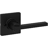 Kwikset Casey Dummy Door Lever, Matte Black | Dummy door lever, non turning door handle, closet door handle, pantry door handle, French door handle, single sided handle