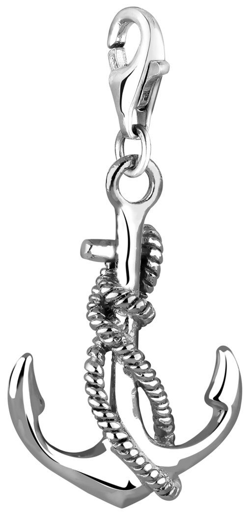 Nenalina Charm Anchor Pendant, for All Brands of Charm Bracelets and Necklaces, Made of 925 Sterling Silver, 713068-000