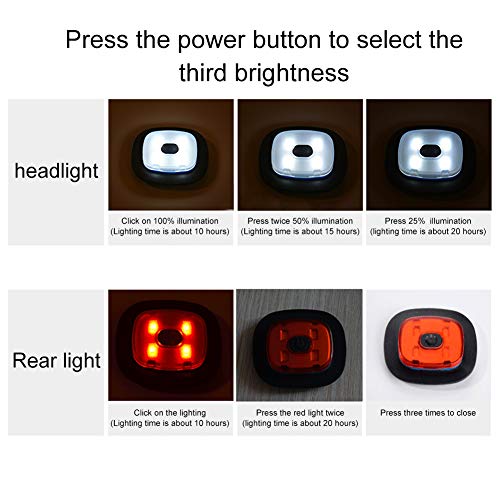 INHDBOX LED Mütze Kappe, Strickmütze mit USB Nachladbare Licht, Beleuchtung und blinkende Warnungs-Arten 8 LED, einfache… – Bild 5
