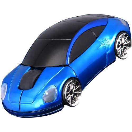 Daffodil WMS217B Wireless Optical Mouse 2.4GHz - Cordless Car Shaped 3 Button PC Mouse with Scrollwheel - For Laptop / Netbook / Desktop Computers - Supported by: Microsoft Windows (7 / XP / Vista) and Apple MAC (OS X +) - Battery Powered (2xAAA Inc.) - Novelty Porsche Shaped Mouse Daffodil WMS217B Wireless Optical Mouse 2.4GHz - Cordless Car Shaped 3 Button PC Mouse with Scrollwheel - For Laptop / Netbook / Desktop Computers - Supported by: Microsoft Windows (7 / XP / Vista) and Apple MAC (OS X +) - Battery Powered (2xAAA Inc.) - Novelty Porsche Shaped Mouse